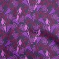 thumbnail image 1 of oneOone Tissu Polyester Spandex Prune Tropical & Oiseau Matériel de Robe Tissu Imprimé Tissu au Mètre 56 Pouces de Large, 1 of 5