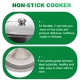 thumbnail image 3 of Miangastore 28cm Stainless Steel Three-Layer Soup Steamed Steamer Multi-Function Steamed Pot Cookware Pot Cooking Gifts(Silver), 3 of 8