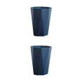 thumbnail image 3 of ZheElen PP Office And Home Waste Bin - 6L Capacity Easy Access Kitchen Large Capacity Kitchen Bedroom Dark Blue L 2Set, 3 of 6