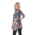 thumbnail image 4 of White Mark Women's 3/4 Sleeve Erie Tunic Top, 4 of 5
