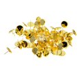 thumbnail image 1 of jifeng 100 Pcs Cabochon Lunette avec Cadre Rond avec Cadre Rond Spécial pour Boucles d'Oreilles Doré 8mm, 1 of 9