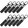 thumbnail image 2 of 10pcs Replacement Zipper Pulls Detachable Zipper Slider Metal Zipper Repair Kit, 2 of 9