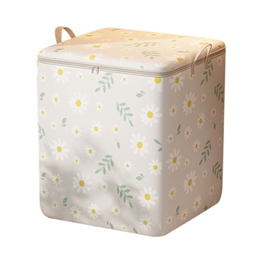 EGNMCR Closet Organizers and Storage,, Large Capacity Zipper Organizer Foldable Storage Bag Moving Bag Household Goods Clothing Underwear Socks Toy Storage Organizer Closet Organizer