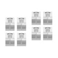 thumbnail image 3 of 8 Pcs Non-Perceant Porte-Serviettes Cintres de Ménage Porte-Serviettes en Acier Inoxydable, 3 of 6