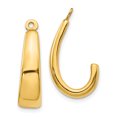 thumbnail image 1 of 14k J Hoop Earring Jackets YE1101, 1 of 1