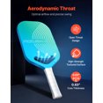 thumbnail image 2 of VEVOR Pro Carbon Fiber Pickleball Paddle with Aero Throat Honeycomb Core Racket, 2 of 9