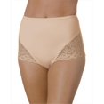 thumbnail image 1 of Hanes X054 Bali Moderate Control Lace Leg Brief 2-Pack Medium 2 Beige Skintone, 1 of 2