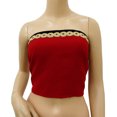 thumbnail image 3 of Atasi Sari Uni Bordeaux en Georgette pour Femme avec Blouse Pièce, 3 of 7