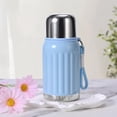 thumbnail image 2 of Btomtd Portable Mug Coffee Mug Stainless Steel Lining Extra Long Insulation Hot Cold Water Bottle, Blue, 2 of 6