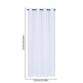 thumbnail image 3 of Dvruxg Rideau Extérieur pour Patio, Rideaux Semi-Transparents Aspect Lin Imperméables Filtrant la Lumière en Voile pour l'Extérieur à Oeillets pour Pergola Balcon Piscine Intérieur, L52 x H84, 3 of 5