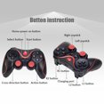 thumbnail image 3 of Labymos Manette de Jeu BT Sans Fil Joystick Sans Pilote pour Téléphone Android IOS Tablette PC avec Support, 3 of 5