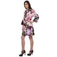 thumbnail image 3 of Moomaya Printed Kimono Robe For Girls Crossover Bathrobe Kimono Women Bathrobe, 3 of 5