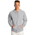 thumbnail image 1 of Hanes Mens ComfortBlend EcoSmart Full Zip Hoodie, L, Ash, 1 of 5