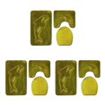 thumbnail image 3 of Baohd 3pieces Multi-functional Non-Slip Chenille Bath Rug Any Bathroom Eco-friendly PJ210922-A021 3Set, 3 of 6