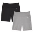 thumbnail image 1 of Athletic Works Girls' Compression Short 2-Pack, 1 of 1