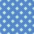 thumbnail image 1 of Ahgly Tapis d'Intérieur Lavable en Machine Carré Transitionnel Bleu Lagon, 7 Pieds Carré, 1 of 7