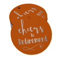 thumbnail image 1 of Inkdotpot Real Silver Foil Cheers To Retirement Tags Favor Hang Paper Tags 50 Pieces, 1 of 6