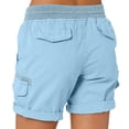 thumbnail image 3 of Shorts Cargo pour Femmes Shorts de Randonnée Confortables avec Poches Idéaux pour les Activités Extérieures d'Été, 3 of 3
