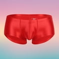 thumbnail image 1 of Men's Underwear Breathable Sheer Shiny Low Rise Briefs for Daily Comfort and All-Season Wear, 1 of 3