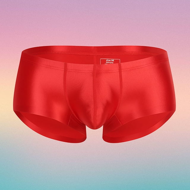 Men's Underwear Breathable Sheer Shiny Low Rise Briefs for Daily Comfort and All-Season Wear