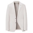 thumbnail image 2 of Spring Summer Men's Lightweight Mens Pin Striped Suit Summer Suit Jacket Casual Suits for Men Stretch Slim Fit Button Men Suits Regular Fit 3 Piece Sport Coats, 2 of 5