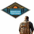 thumbnail image 2 of Clearance! Finally Home Patch Never Stop Exploring | Outdoor Backpack Patch Hiking Patch Nature Badge Badge, 2 of 8