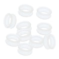 thumbnail image 2 of HILABEE 10x Finger Rings Grips for Hairdressing Barber Rubber - White, 2 of 9