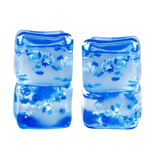Drppepioner Snowflake Ice Cube Squishy Slow Rising Stress Relief Tool