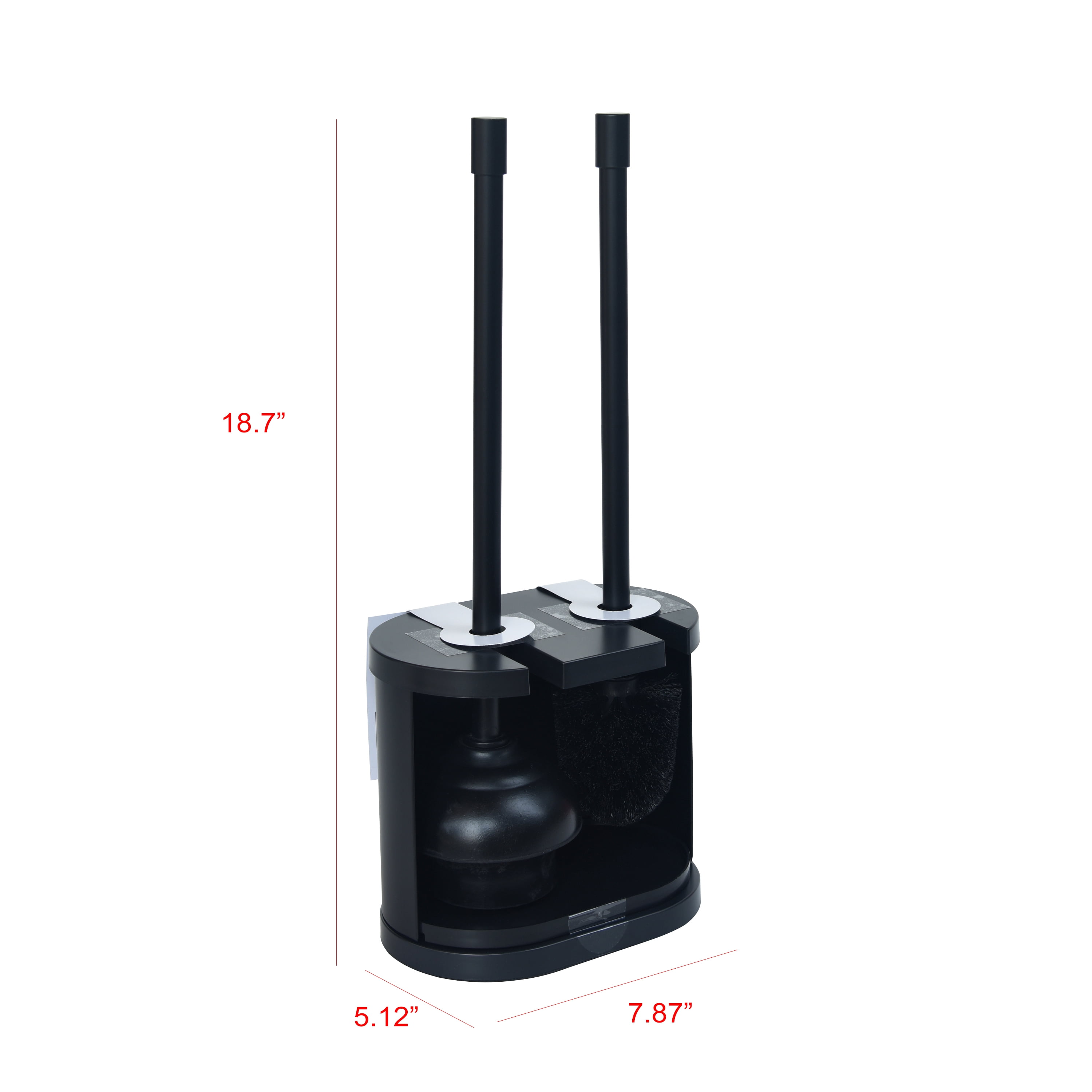 Ensemble brosse de toilette et ventouse Better Homes & Gardens, noir