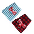 thumbnail image 1 of a Hammock Walking Rope Blue Extra Small Glass Cage Dwarf Ferret Russian Outfits Small Animals Traction Rope Chest Strap Red Grid Blue Stripes 2 Pieces, 1 of 7