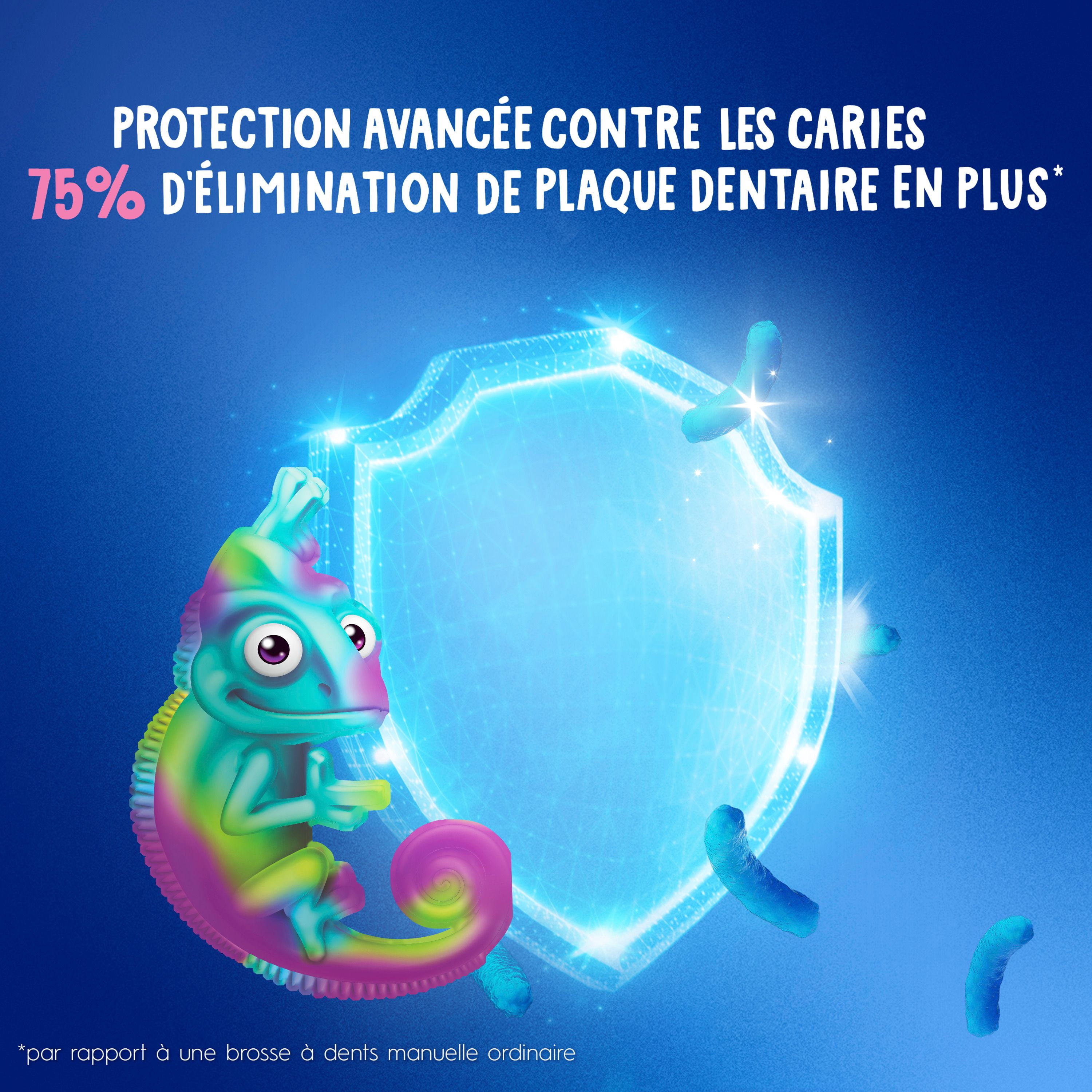 Oral-B Brosse à Dents Électrique Rechargeable pour Enfants avec Chargeur, pour 3 Ans et Plus, Poils Extra Souples