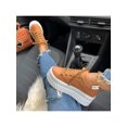 thumbnail image 4 of Woobling Chaussures Décontractées Antidérapantes pour Femmes Marche Bout Rond Plateforme Légères Kaki 5.5, 4 of 4