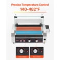 thumbnail image 3 of VEVOR Electric 18 Hot Dog 7 Roller Commercial Grill Cooker Machine Cover 1050W, 3 of 9