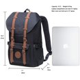 thumbnail image 2 of KAUKKO Laptop Outdoor Backpack, Traveling Rucksack Fits 15.6 Inch Laptop(5-11-BLACK2PC), 2 of 5