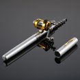 thumbnail image 3 of Pole,Combo Set Portable Rod Pole Reel Portable Pocket Pen Rod Reel Set Portable Pocket Alloy Line Soft Reel Combo Set Pocket Pen Rod Line Soft Lures Silver Siuke Rod Rod Zdhf Xinzy, 3 of 6