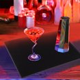 thumbnail image 3 of Rubber Drip Mat, Cocktail Glasses Tea Cup Coffee Mug Use Waterproof Kitchen Service Bar Mat For Bar Cafe Restaurant Usage Table Decorating, 3 of 8