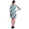thumbnail image 4 of Moomaya Robe Courte Imprimée pour Femmes, Manches Évasées, Coupe Droite, Robes pour Femmes, Vêtements d'Été Décontractés, 4 of 6