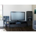 thumbnail image 3 of Nexera Sereni-T 2-Door Bookcase, Black And Ebony, 3 of 5