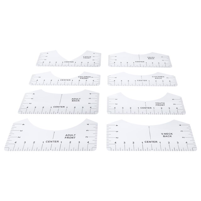 Outil d'Alignement, Règle de Guide Portable Transparente de T-shirt pour des Magasins de Tailleur pour des Maisons pour des Magasins d'Art pour des Bureaux