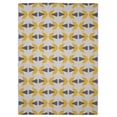 thumbnail image 1 of Tapis d'extérieur lavable Hialeah ivoire & jaune 7 pi x 9 pi, 1 of 7