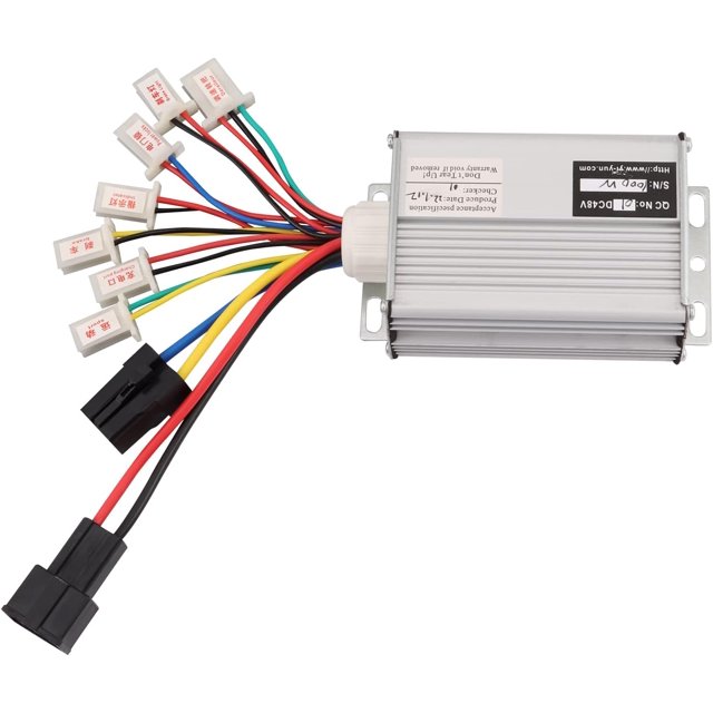 48v 1000w Motorcycle Speed Controller Replacement for Electric Scooter E Bike Tricycle Brush Motor