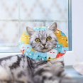thumbnail image 2 of Pet Protective Collar, Cat Recovery Collar, Cute Pet Anti-bite Collar, Adjustable Cat Collar, Soft PP Cotton Collar for Wound Healing after Pet Surgery (Yellow),XS, 2 of 4