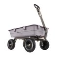 thumbnail image 3 of Gorilla Carts 5 Cu Ft Poly Dump Cart with Quick-Release, 800 lb Capacity, Gray, 3 of 9