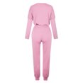 thumbnail image 5 of FAIWAD Ensemble 2 Pcs pour Femme Chandail à Manches Longues à Col Rond et Pantalon de Jogging Long Survêtement Décontracté, 5 of 5
