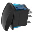 thumbnail image 1 of Marine Boat Rocker Switch, Antiglare Universal Blue Backlit Multiple Protections 5Pin On Off Switch  for 12-24V Vehicles Yachts SUV Trucks, 1 of 8