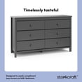 thumbnail image 3 of Storkcraft Alpine 6-Drawer Double Dresser, 3 of 10