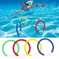 thumbnail image 2 of IROINID Dive Rings Kids Toy Swimming Pool Beach Game Underwater Water Sport Ring, 2 of 8