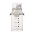 thumbnail image 2 of Birdeem Food Storage Container with Measuring Cup,Transparent Airtight Pantry Storage Organizer for Dry Goods,Cereal,Flour,Sugar,Snacks,Kitchen Storage Box with Measuring Compartment, 2 of 9