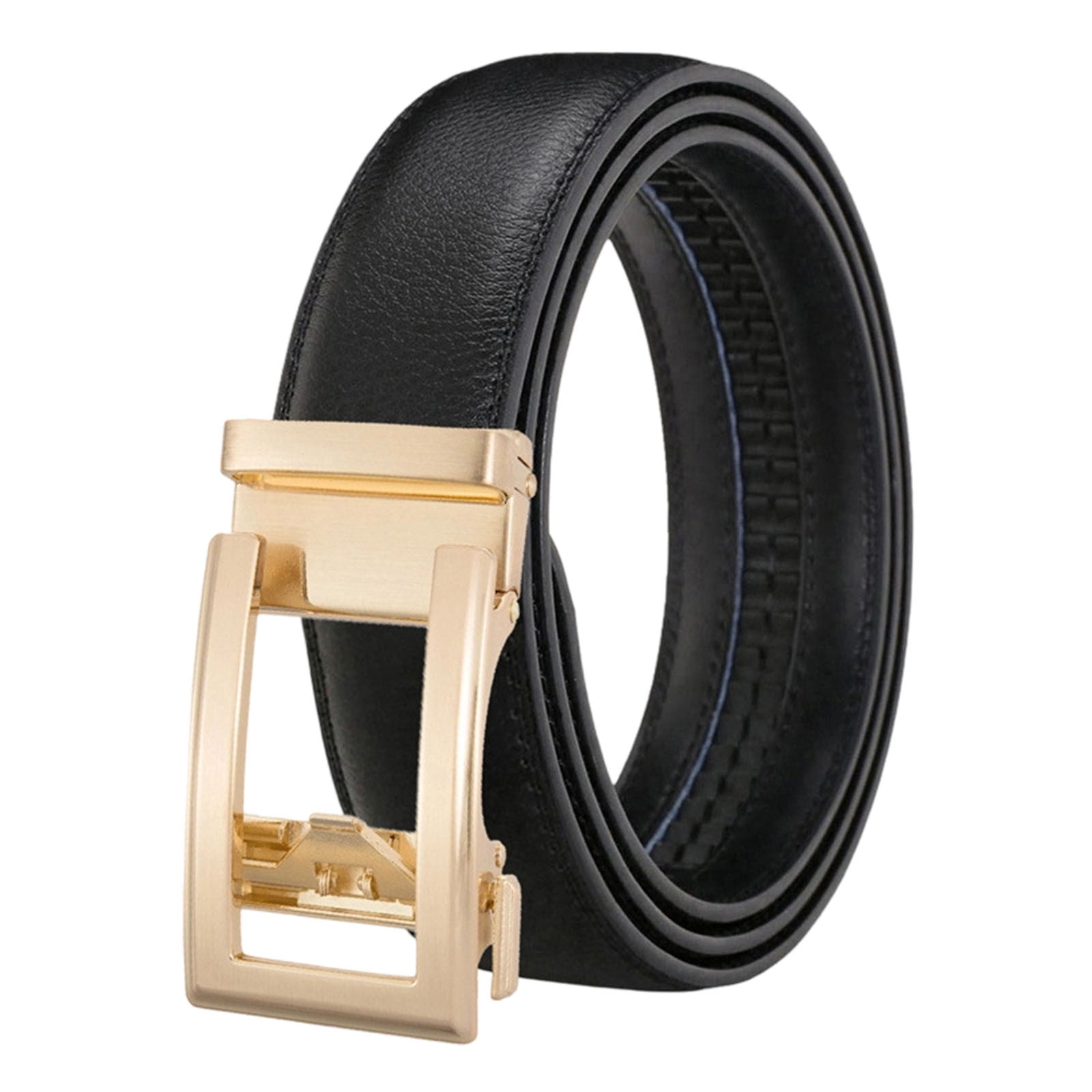 Automatic No-Hole Leather Belt for Men/Women - 1.18in Western