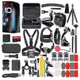 thumbnail image 1 of GoPro HERO10 (HERO 10) - Waterproof Action Camera + 64GB Card and 50 Piece Accessory Kit, 1 of 7